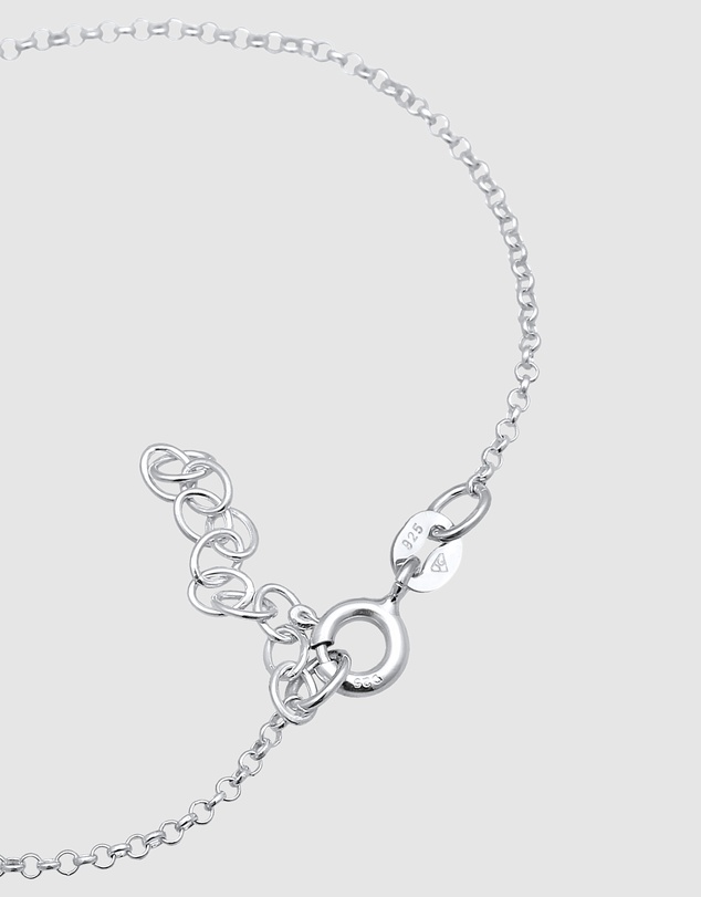 Elli Jewelry - Blue Crystal Evil Eye Bracelet in 925 Silver