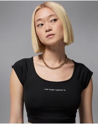 Nike - Jordan Sport SS Knit Crop Top