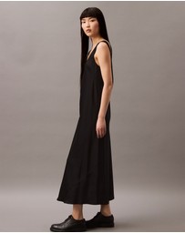 Calvin Klein - Satin Midi Slip Dress