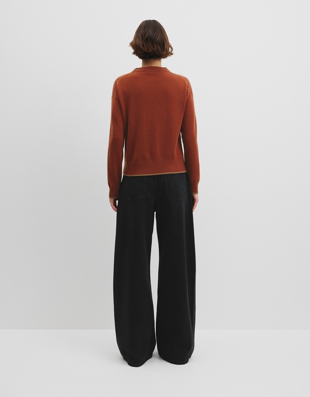 Country Road - Tipped Crew Neck Knit