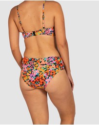 Baku Swimwear - Biarritz Ruched Mid Bikini Bottom