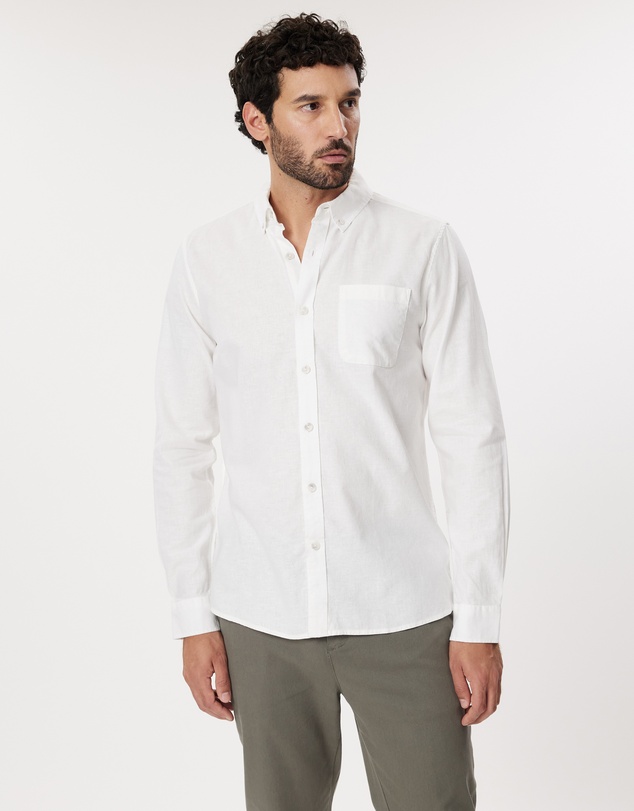 Staple Superior - Hamilton Linen Blend LS Shirt