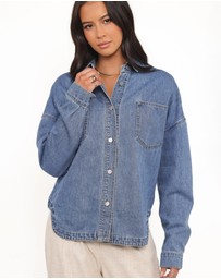 Petal & Pup - Cornelia Denim Shirt - Blue