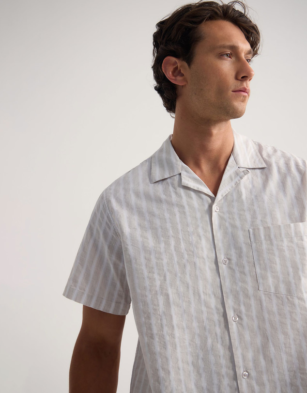 Oxford - Griffin Striped Short Sleeve Shirt