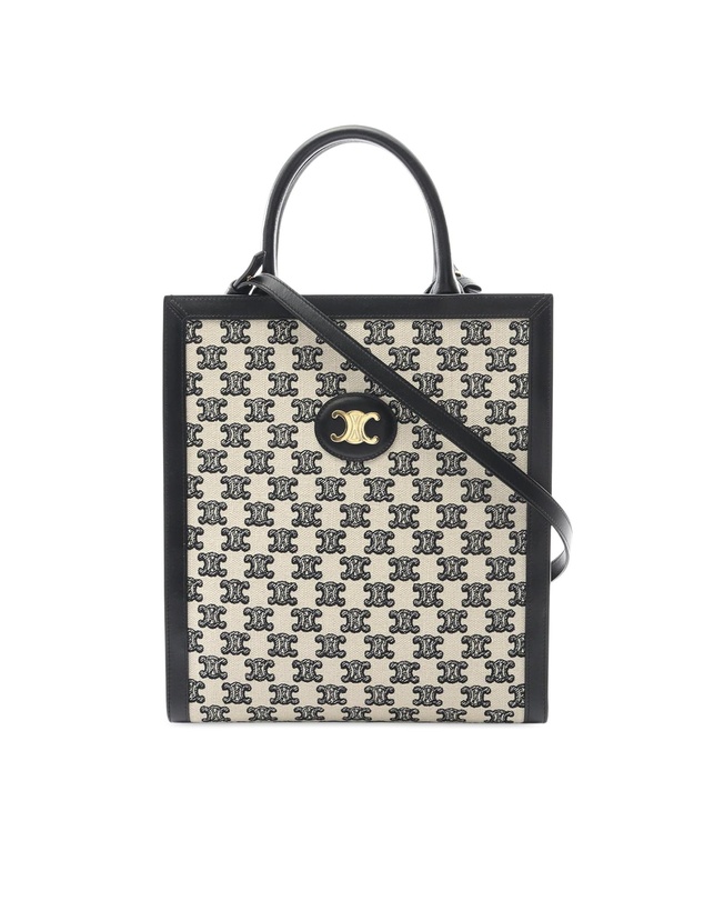 Pre-Loved by Azura Reborn - Pre-Loved Small Triomphe Canvas Vertical Cabas Tote