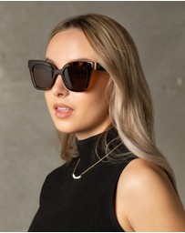 Mestige - Lavender Sustainable Sunglasses - UV400 Brown