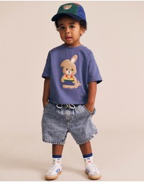 Huxbaby - Colour Block Bunny Tee - Babies-Kids