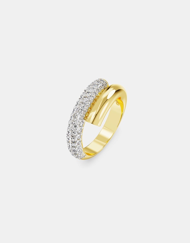 Swarovski - Dextera ring, White, Gold-tone plated