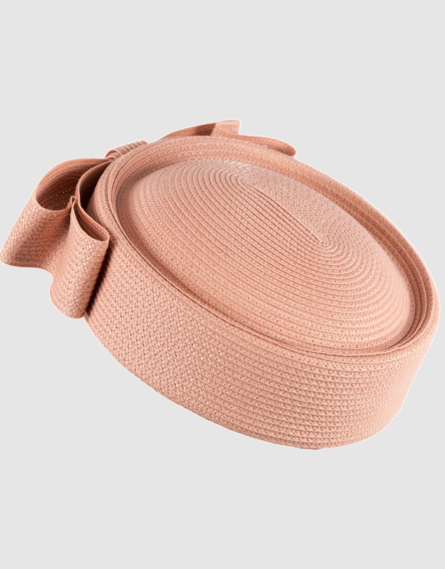 Max Alexander - Coral Braid Pillbox Hat