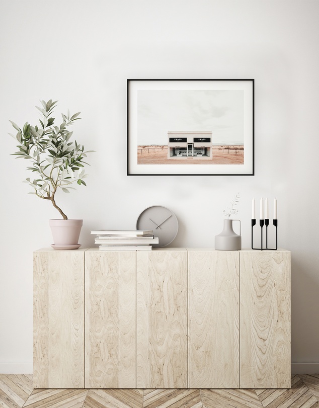 Olive et Oriel - Prada Marfa Art Print