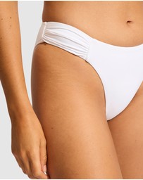 Seafolly - Seafolly Collective High Leg Ruched Side Bikini Bottom