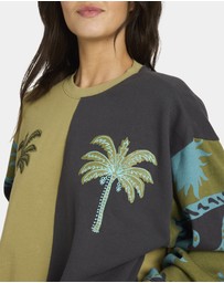 Billabong - Womens Split Palm Crew Neck