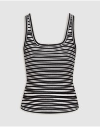 TALA - Stripe Knit Vest