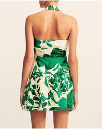 Shona Joy - Joni Halter Draped Mini Dress