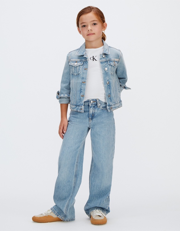 Calvin Klein Jeans - Girls Loose Wide Leg Jeans