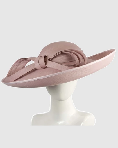 Max Alexander - Dusty Pink Wide Brim Hat