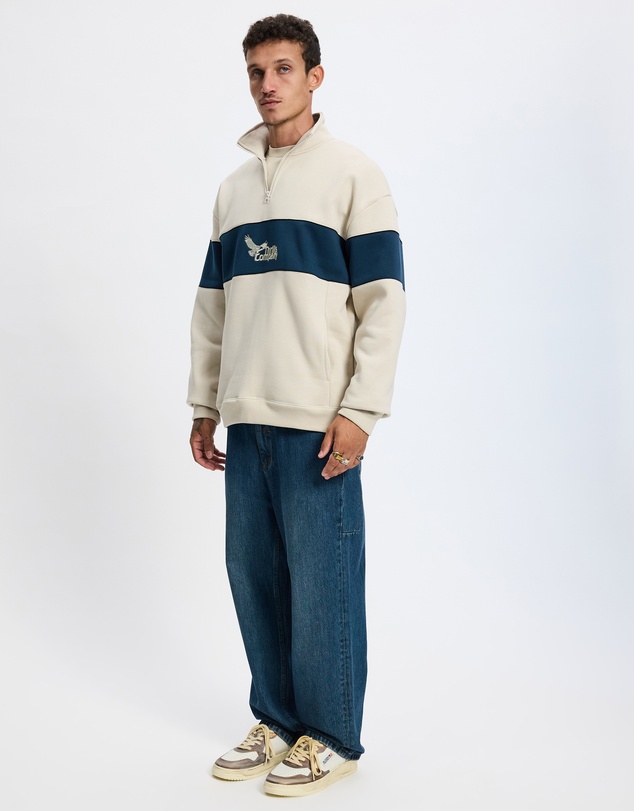 Thrills - Between Chaos Calm Quarter Zip Fleece Sweat