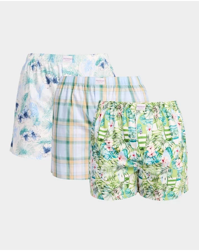 Mitch Dowd - Mitchdowd Lanai Cotton Boxer Shorts