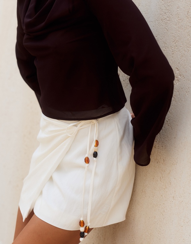 Runaway the Label - Dia Mini Wrap Skirt