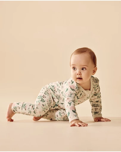 Wilson & Frenchy - Organic Zipsuit with Feet - Babies