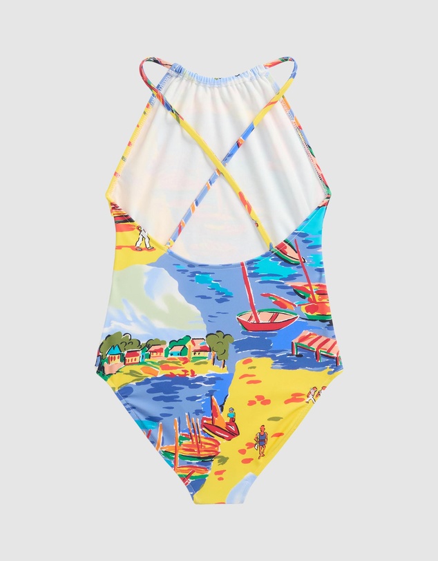 Polo Ralph Lauren - Riviera Print One Piece Swimsuit - ICONIC EXCLUSIVE - Kids-Teens