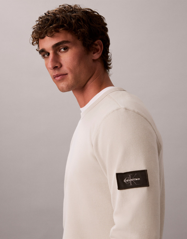 Calvin Klein Jeans - Long Sleeve Waffle T-Shirt