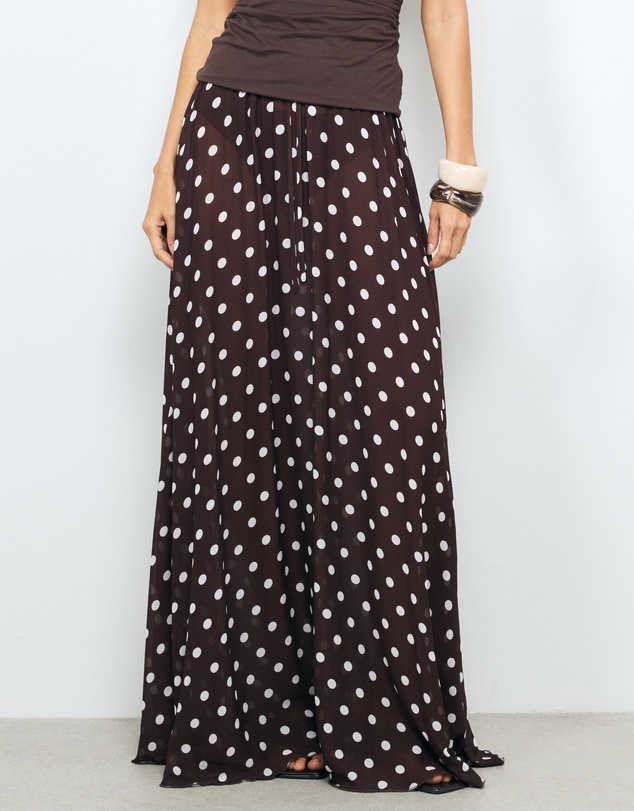 AERE - Georgette Maxi Skirt
