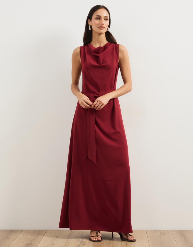 Atmos&Here - Eliza Cowl Neck Maxi Dress