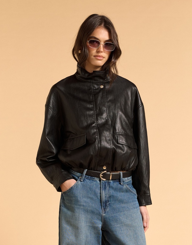 MVN - Soft Faux Leather Jacket