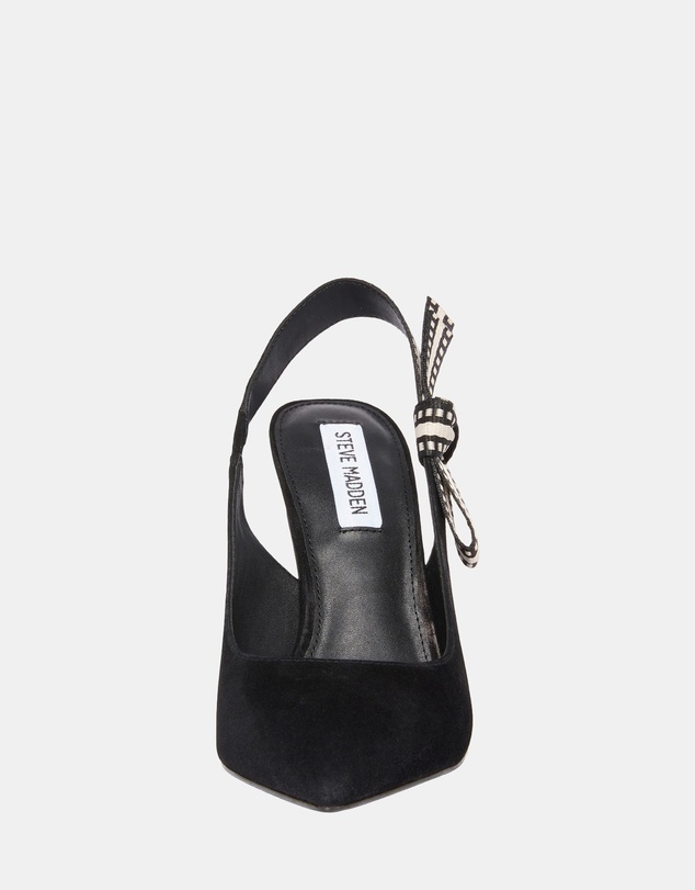 Steve Madden - Bri Black Suede Heels