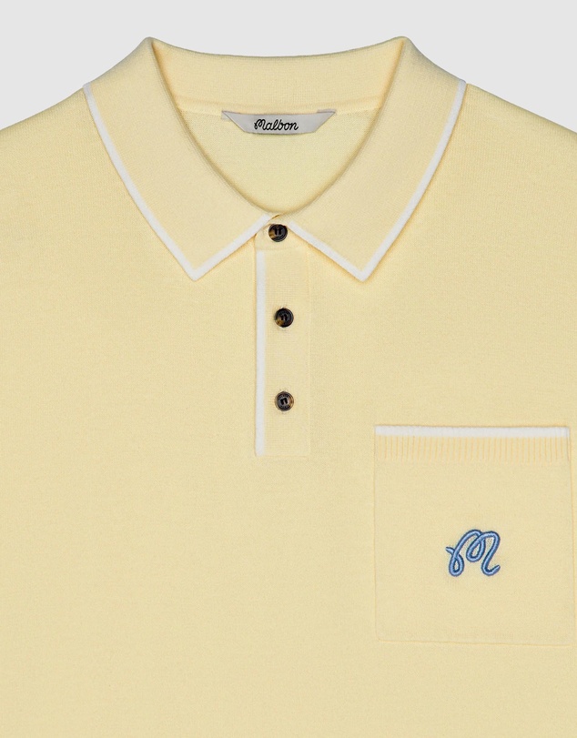 Malbon - Blue Jay Knit Polo