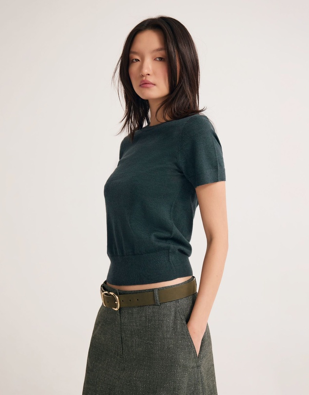 Oxford - Grace Short Sleeve Merino Knit