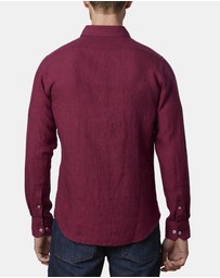 Abelard - Piatto Premium Pure Linen Slim Fit Shirt
