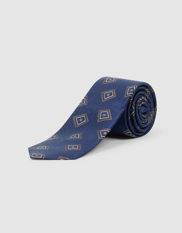 Tarocash - Braye Geo Silk Tie