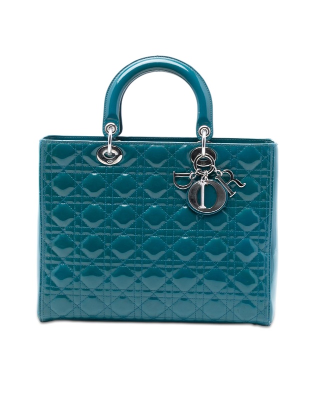 Pre-Loved by Azura Reborn - Pre-Loved Large Patent Cannage Lady Dior