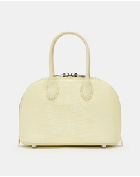 Self Portrait - Lizard Leather Toast Mini Bag