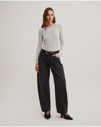 Witchery - Long Sleeve Overlay Top
