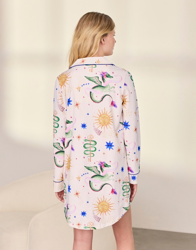 Chelsea Peers - Organic Cotton Dragon Hero Nightshirt