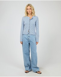 All About Eve - Sami Stripe Long Sleeve Top Blue