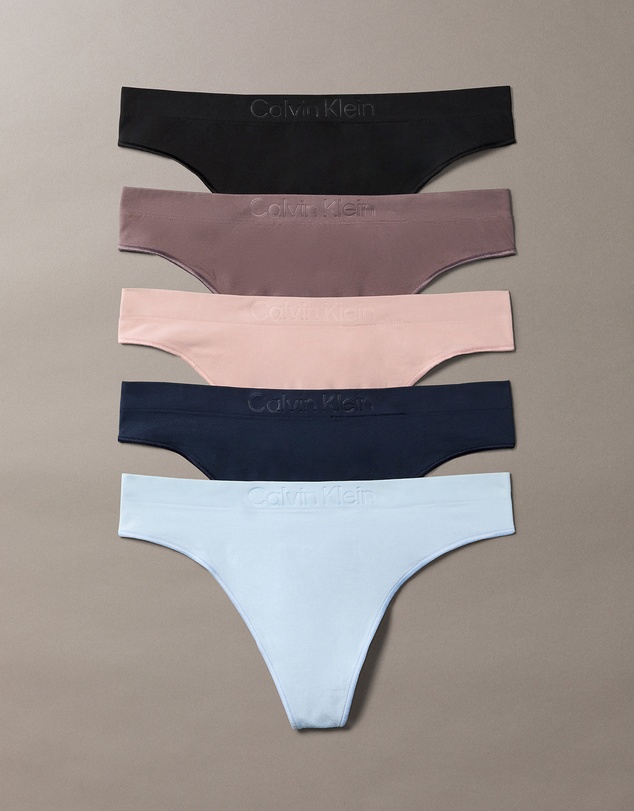 Calvin Klein - 5-Pack Bonded Flex Seamless Thong