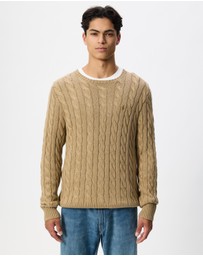 Polo Ralph Lauren - Driver Cable Knit Long Sleeve Sweater
