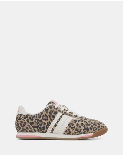 Keds - Revival Leopard Suede Tan/Brown
