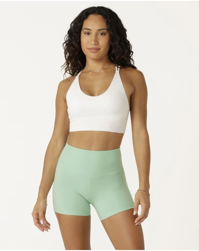 Lorna Jane - Lotus No Chafe Phone Pocket 9cm Bike Shorts