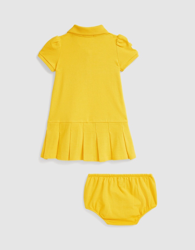 Polo Ralph Lauren - Stretch Mesh Polo Dress & Bloomers - Babies