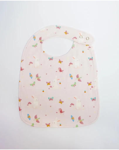 Little Stuff - Butterfly Garden Jersey Bibs Set Of 2