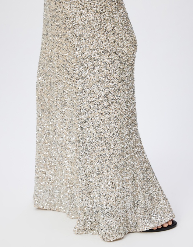 Tussah - Isadora Sequin Cap Sleeve Maxi Dress