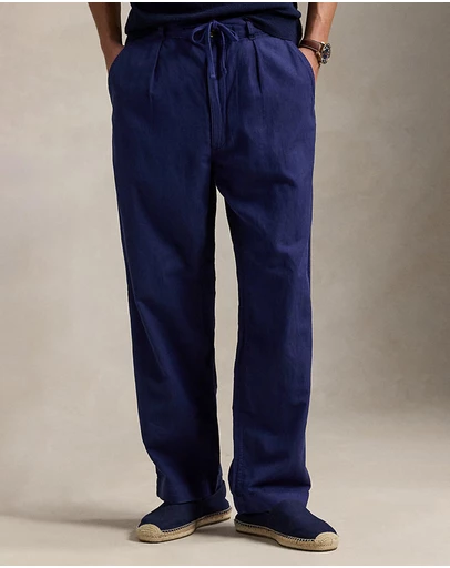 Polo Ralph Lauren - Polo Prepster Linen-Cotton Easy Pants