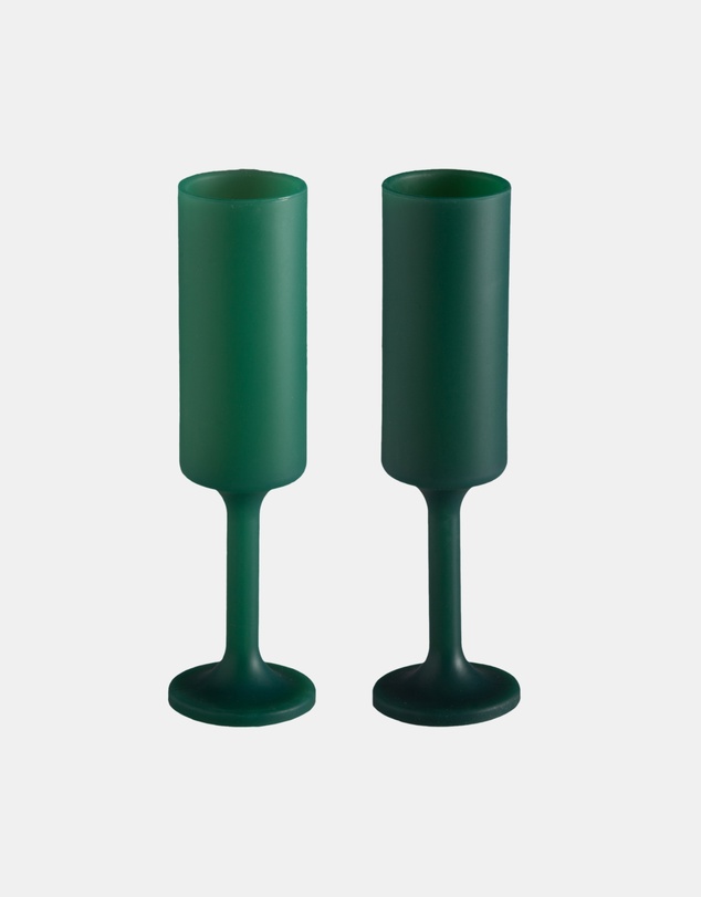 porter green - seff | silicone unbreakable champagne flutes