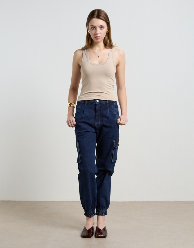DRICOPER DENIM - Mora Cargo Denim Pants