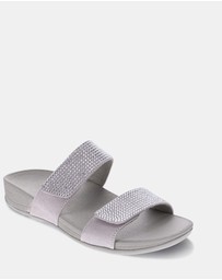 Mia Vita - Avoca Slide Sandal - Silver Rhinestone